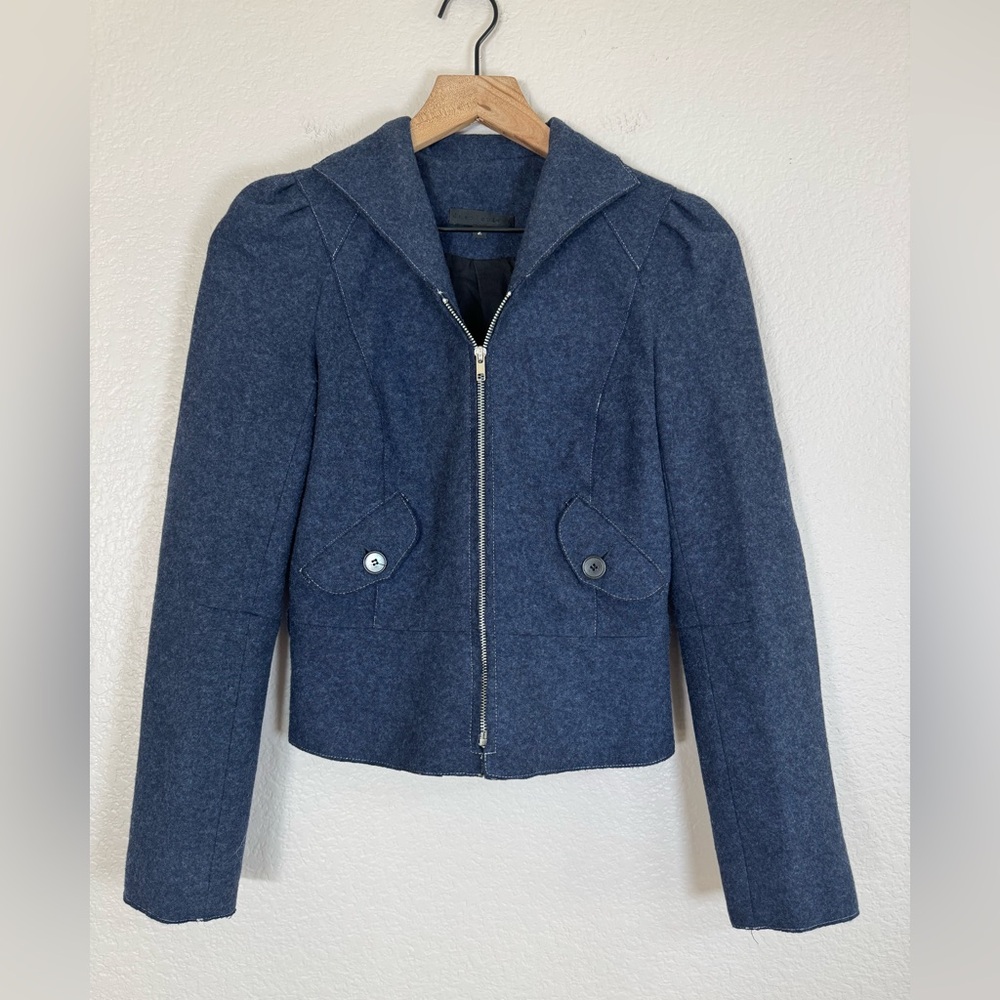 Development by Phillip Lim Blue Wool Vintage Rare Jacket size 2 $1000